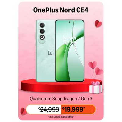 Valentine’s Day Special Offers Smartphone Deals OnePlus Nord CE4