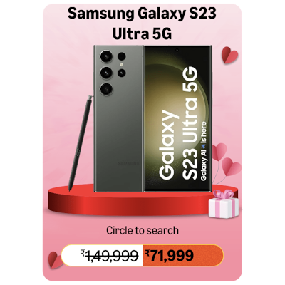 Valentine’s Day Special Offers Smartphone Deals  Samsung Galaxy S23 Ultra 5G  