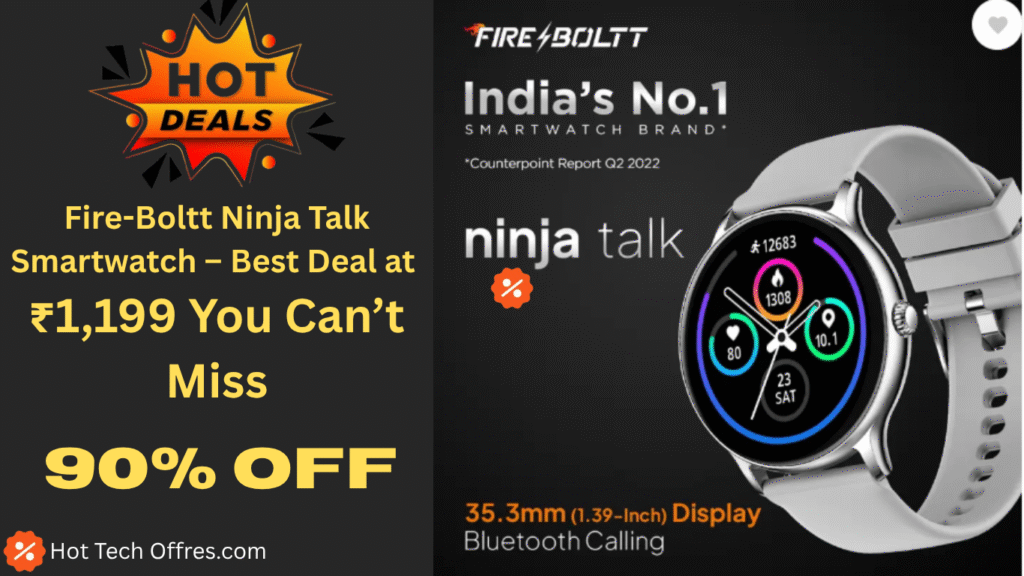 Fire-Boltt Ninja Talk Smartwatch