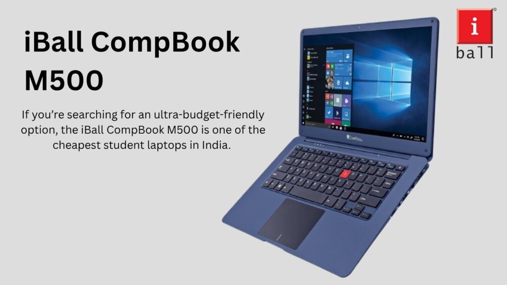iBall CompBook M500  best laptop under ₹20000