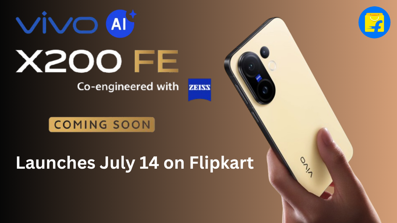 Vivo X200 FE launches July 14 on Flipkart with ZEISS optics, pro portrait mode, and 100x zoom. See full specs, price, and offers inside!