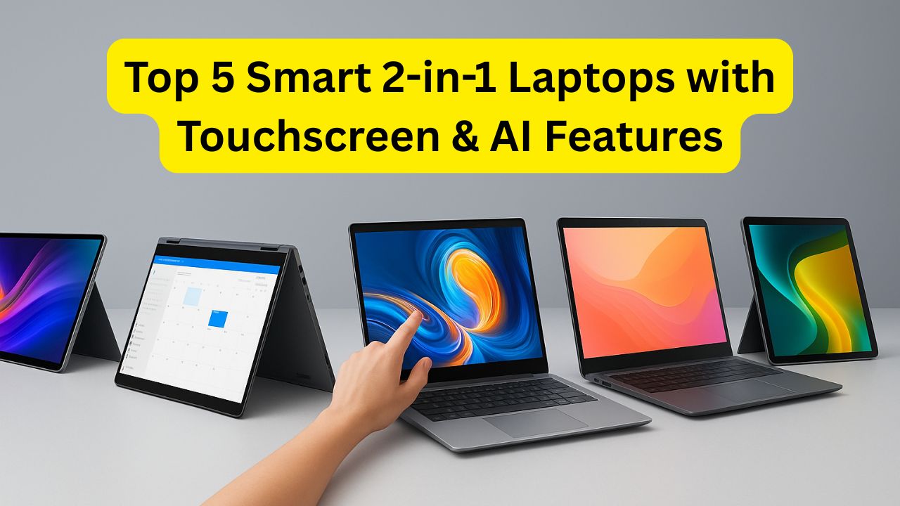Top 5 Best 2-in-1 Touchscreen Laptops with Built-in AI (2025 Guide)