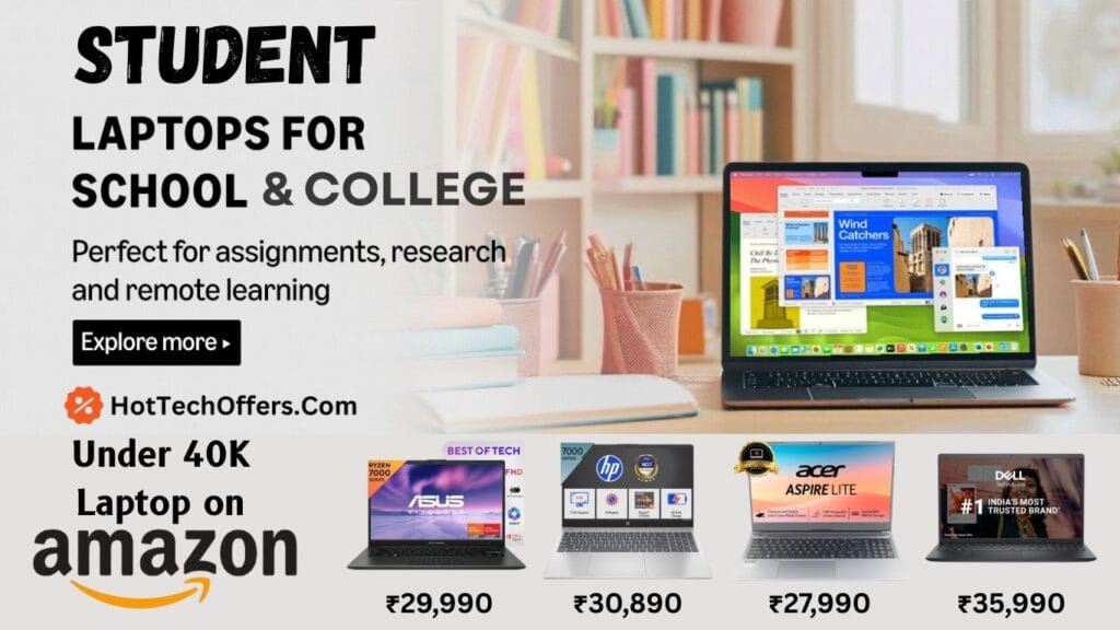 Best Student Laptops in India 2025 – Top 5 Budget Picks