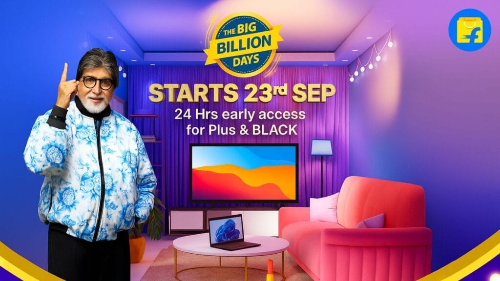 Flipkart Big Billion Days 2025 sale deals on smartphones, laptops, smart TVs, and gadgets – starts 23rd September