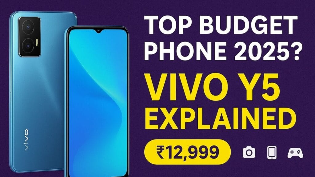 Vivo Y5 review with complete specifications, features, and the latest Vivo Y5 price in India. Find out if it’s the right choice for you in 2025.