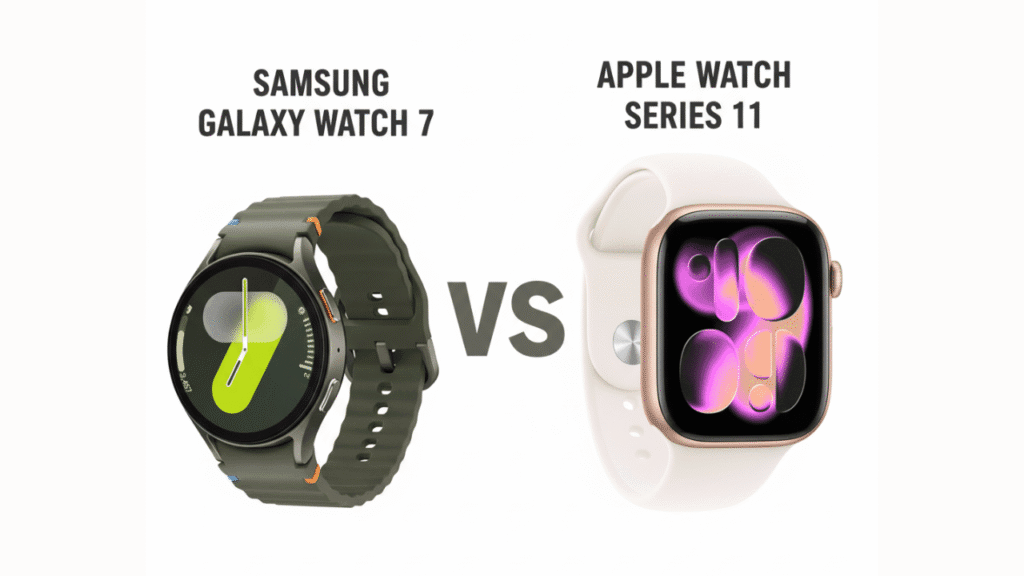 Which smartwatch is better in 2025 – Samsung Galaxy Watch 7 or Apple Watch Series 11